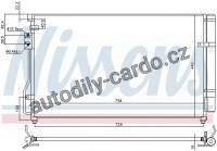 Chladič klimatizace NISSENS 940630