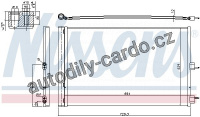 Chladič klimatizace NISSENS 940660