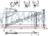 Chladič klimatizace NISSENS 940657