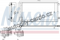 Chladič klimatizace NISSENS 940678