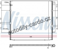Chladič klimatizace NISSENS 940712