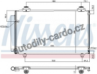 Chladič klimatizace NISSENS 940708