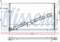 Chladič klimatizace NISSENS 940707