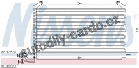 Chladič klimatizace NISSENS 94088