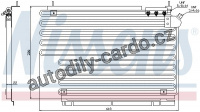 Chladič klimatizace NISSENS 94165