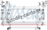 Chladič klimatizace NISSENS 94184