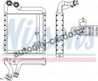 Výměník tepla NISSENS 73994