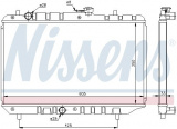 Chladič motoru NISSENS 64154