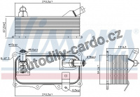 Chladič motorového oleje NISSENS 90785