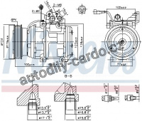 Kompresor klimatizace NISSENS 89265