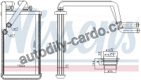 Výměník tepla NISSENS 707074
