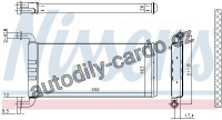 Výměník tepla NISSENS 72041