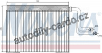 Výparník NISSENS 92268