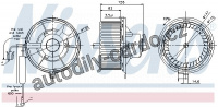 Vnitřní ventilátor NISSENS 87031