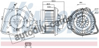 Vnitřní ventilátor NISSENS 87020