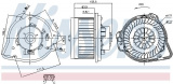 Vnitřní ventilátor NISSENS 87020