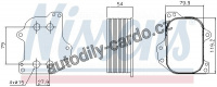Chladič motorového oleje NISSENS 90745