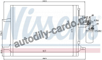 Chladič klimatizace NISSENS 940159