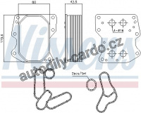 Chladič motorového oleje NISSENS 90752