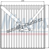 Výparník NISSENS 92250