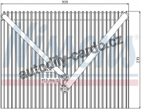Výparník NISSENS 92257