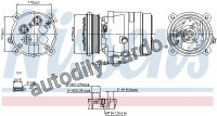 Kompresor klimatizace NISSENS 89259