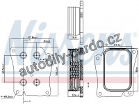 Chladič motorového oleje NISSENS 90777