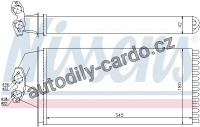 Výměník tepla NISSENS 72036