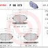 Sada brzdových destiček BREMBO P68073