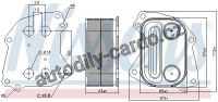 Chladič motorového oleje NISSENS 90963