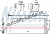 Chladič klimatizace NISSENS 940568