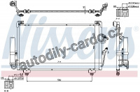Chladič klimatizace NISSENS 940165