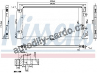 Chladič klimatizace NISSENS 94438