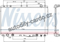 Chladič motoru NISSENS 69478