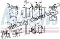 Kompresor klimatizace NISSENS 89262