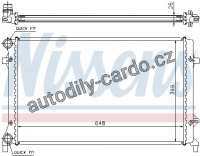 Chladič motoru NISSENS 65277A