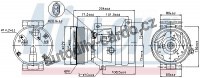 Kompresor klimatizace NISSENS 89121