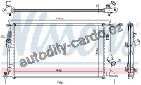 Chladič motoru NISSENS 68503