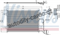 Chladič klimatizace NISSENS 94592