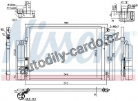 Chladič klimatizace NISSENS 94439