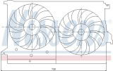 Ventilátor chladiče NISSENS 85404