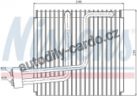 Výparník NISSENS 92265