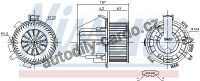 Vnitřní ventilátor NISSENS 87281