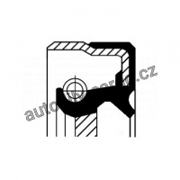 Těsnící kroužek hřídele, diferenciál CORTECO 07019090B (34,9x54x11,3)