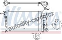 Chladič motoru NISSENS 63574A