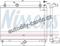Chladič motoru NISSENS 636008
