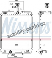 Chladič motoru NISSENS 636015