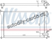 Chladič motoru NISSENS 63701