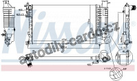 Chladič motoru NISSENS 63578A
