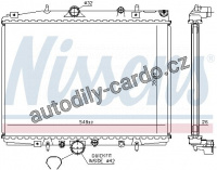 Chladič motoru NISSENS 63704A